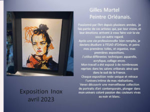 exposition INOX AVRIL 2023 MARTEL GILLES